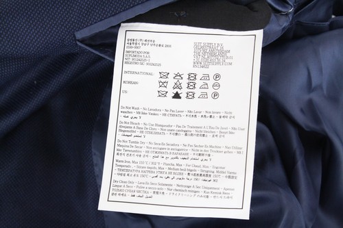 Suitsupply La Spalla Hombre Traje UK36R un Solo Pecho Azul Lana Pura 2 Pieza - Imagen 13 de 19