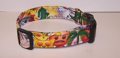 Wet Nose Designs Fun Emojiland Dog Collar Emoticons Emojis Text Emoji