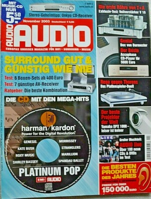 AUDIO 11/03,T+A V 10.B & O BEOSOUND 3200,REGA PLANAR 25,THORENS TD 850,HECO 5.1A