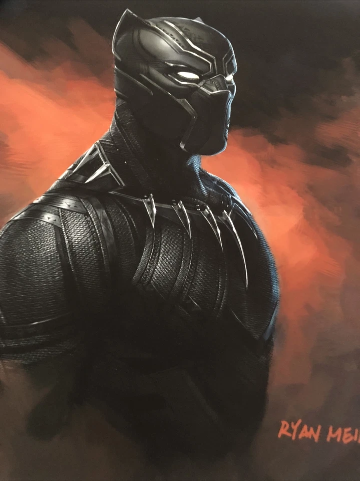 Official Marvel Studios Black Panther Concept Art Print By Ryan Meinerding GMA⭐️ - image 4 of 4