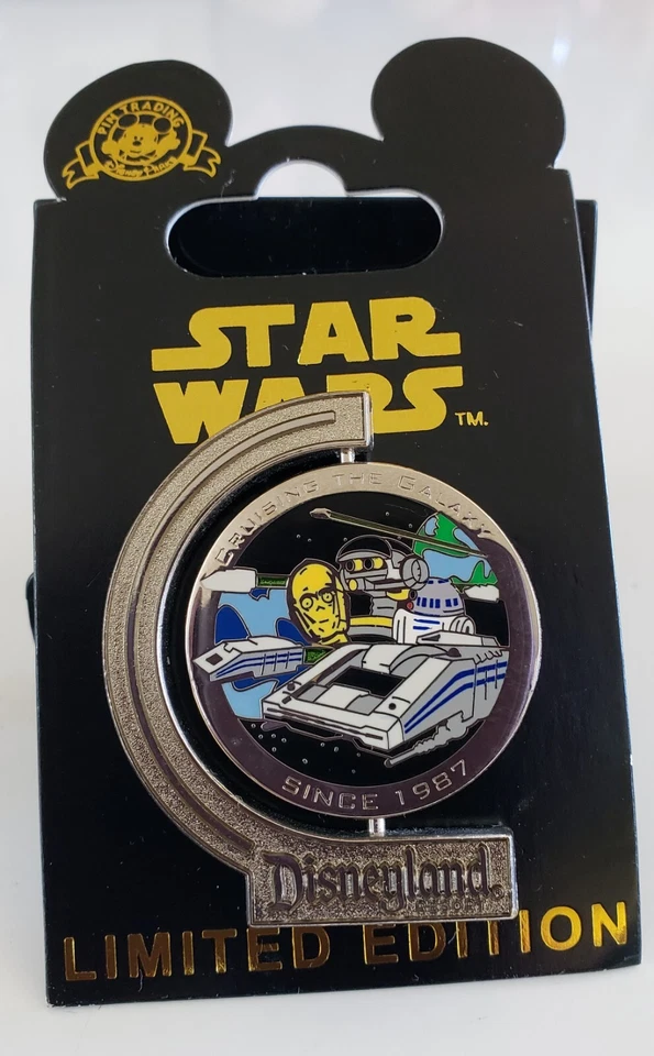 PIN GIRATORIO ATRACCIÓN STAR TOURS 25 ANIVERSARIO DISNEY DLR - ENVÍO GRATUITO Foto 2 de 4