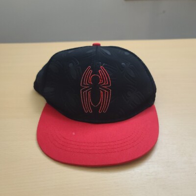 Marvel SpiderMan Child Youth‎ Baseball Cap Red Black Adjustable Snapback Spiderman Marvel Baseball Hat Cap Youth Kids OSFM Adjustable  main image 4