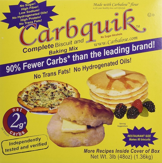 Keto Bisquick Carbquik Baking Biscuit Mix 48oz Low Carb Flour Pancakes
