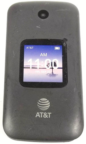 Alcatel SmartFlip 4052R - Gray and Black ( AT&T ) 4G LTE Flip ...