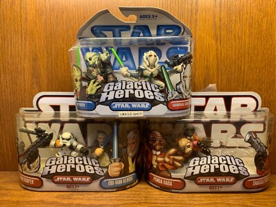 Hasbro Star Wars Galactic Heroes SANDTROOPER KIT FISTO PONDA BABA