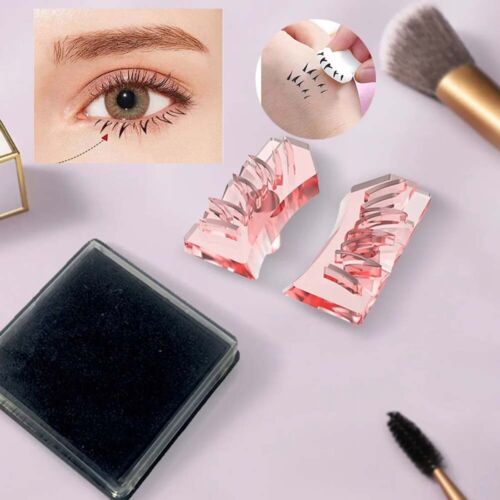 Lower Lashes Extensions Lower Eyelash Template Seal  Makeup Beginner - Picture 1 of 12