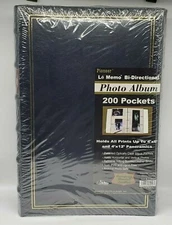 Pioneer Le Memo Bi-Directional Photo Album 2 Pack NIP BTA204L2 Leather Bonded 