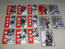 2005-06 HOCKEY CARD LOT FLEER RED HOT PROSPECTS COREY CRAWFORD 100 RINNE DRURY