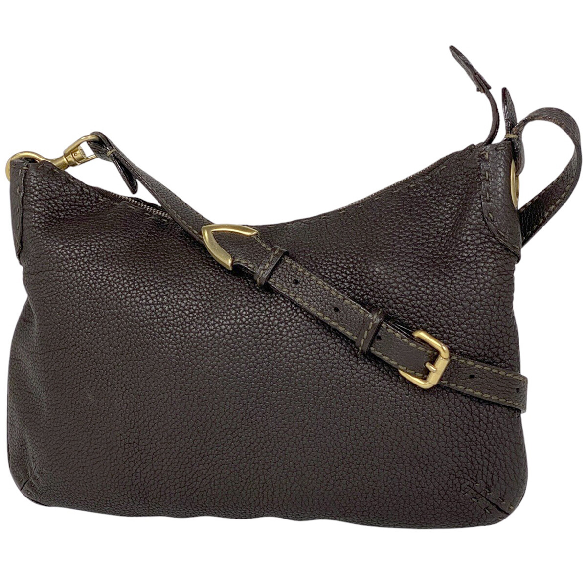 フェンディ セラリア レザー ショルダーバッグ 8BT146 FENDI Celeria Shoulder Bag Logo crossbody Shoulder Bag