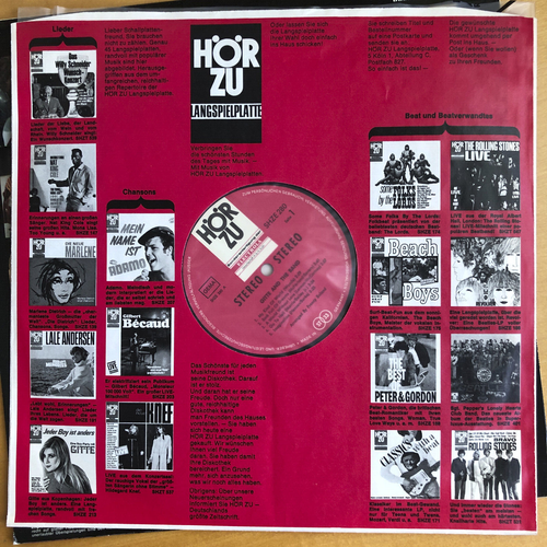 GITTE & THE BAND : My Kind Of World - HÖR ZU / Columbia SHZE 280 , D 1969 nm - Bild 3 von 3