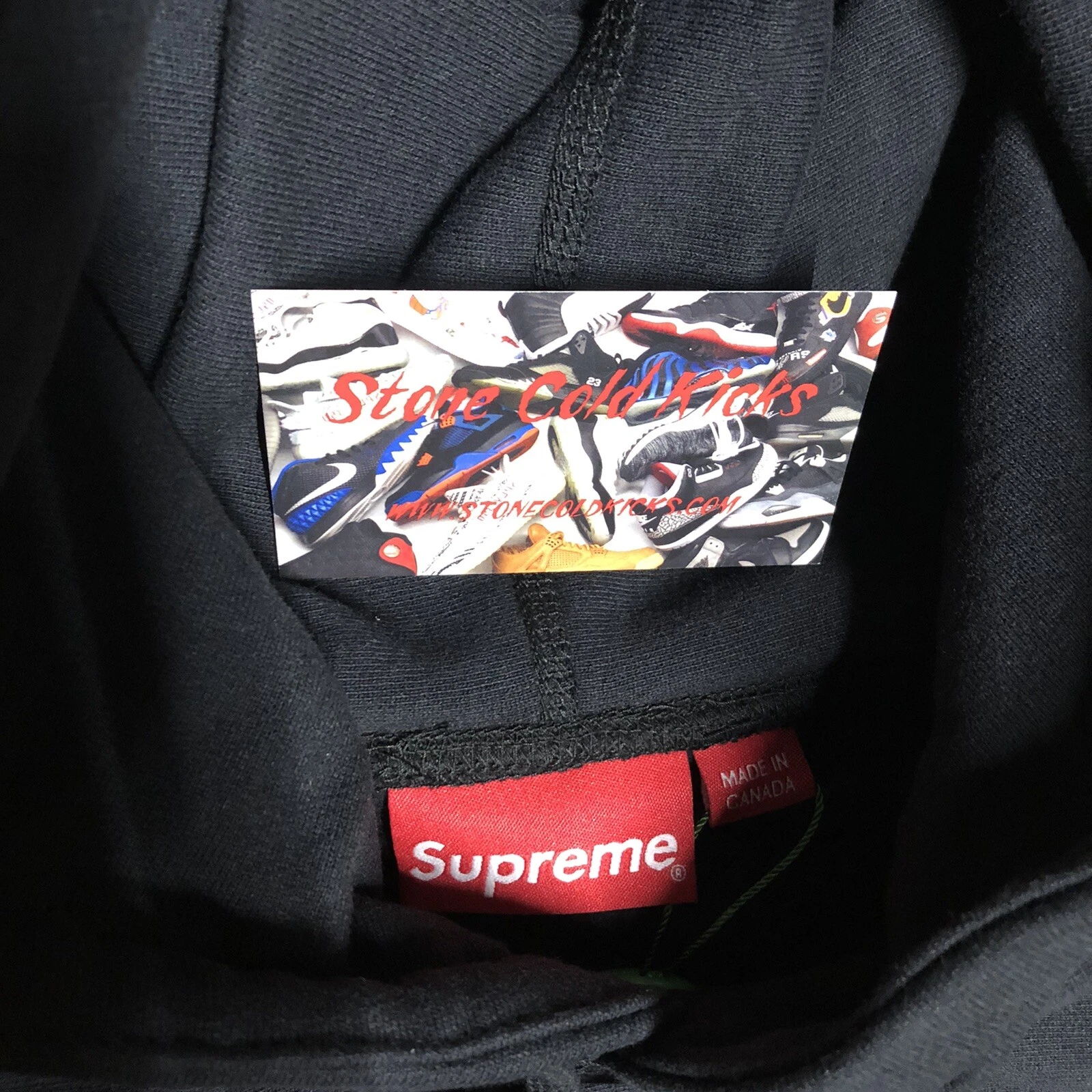 Felpa con cappuccio Supreme KAWS Chalk Box logo TAGLIA MEDIA