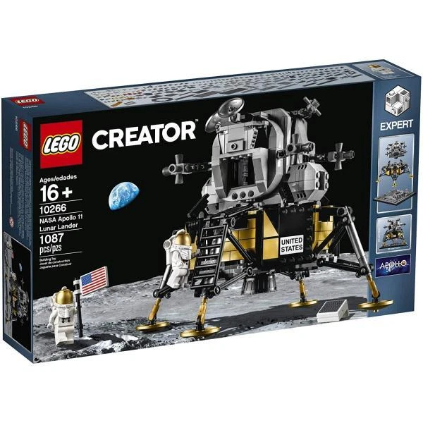 LEGO Creator Expert NASA Apollo 11 Lunar Lander 1087 Pieces