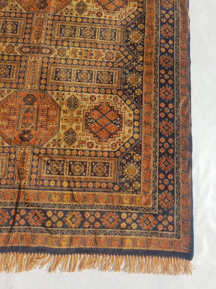 Alfombra Kilim Turca Artesanal Tradicional De Colección para Decoración del Hogar 167x139 cm Foto 2 de 4