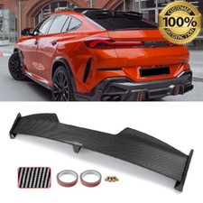 For Bmw X6 X6m G06 F96 2020-2024 Carbon Look Rear Roof Tail Lip Spoiler Top Wing For Bmw X6 X6m G06 F96 2020-2024 Carbon Look Rear Roof Tail Lip Spoiler Top Wing