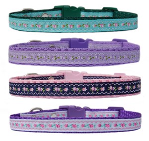 violet dog collar