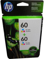 Hp Cz072fn 60 Tri-color Ink 2-pack (cc643wn) Hp Cz072fn 60 Tri-color Ink 2-pack (cc643wn)