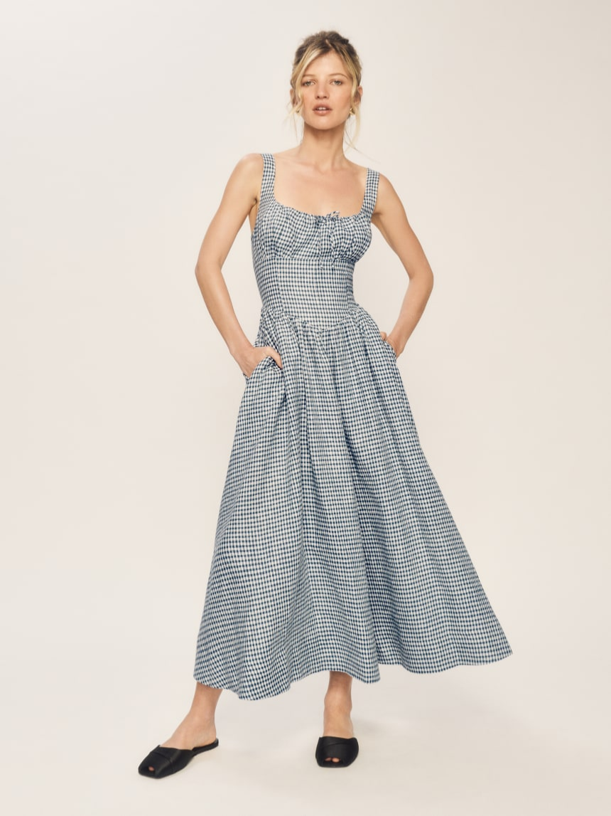 NWT Christian Lacroix Linen Blend Dress S
