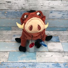 Pumbaa Bugs Plush - Disneyland Paris Soft Toy The Lion King - Warthog