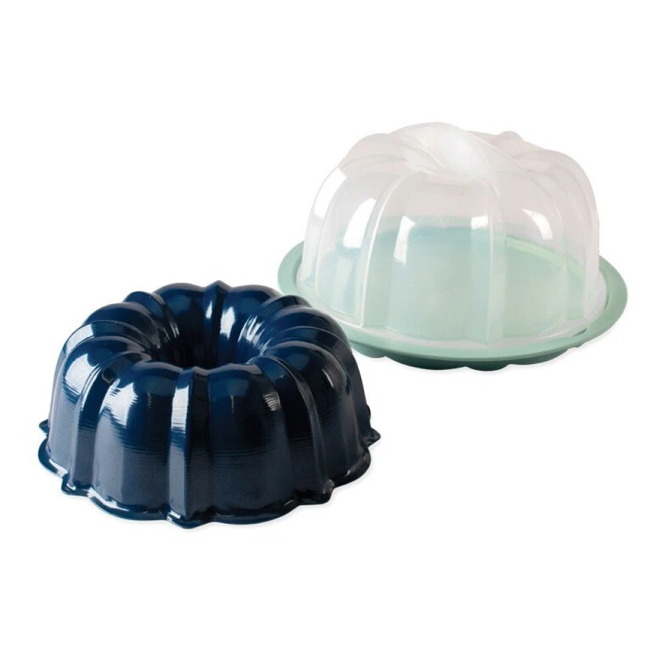 Nordic Ware Translucent Bundt Cake Keeper + Bundt Pan - Image 2 of 3
