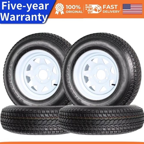 ST205/75R14 14″ D Load Range Galvanized Tire & Wheel, Radial