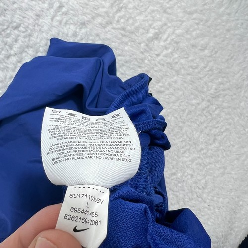 Pantaloncini Nike donna grandi W26 blu leggeri Active Swoosh logo foderati drifit - Foto 8 di 11
