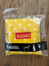 BAGGU BROOKLYN Lemon Yellow Mister Donut Baby Baggu Reuseable Bag New HTF Rare