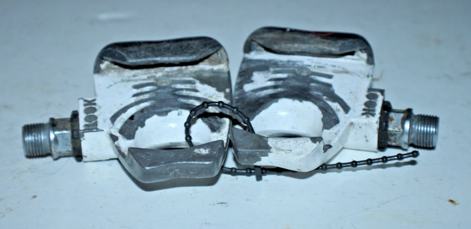 Pedales Look A3.1 sin clip blancos Bikepacking carreras carretera turismo grava cercanías~ Foto 3 de 4