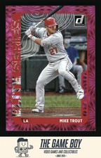2021 Donruss Elite Series Pink Fireworks #ES2 Mike Trout Los Angeles Angels
