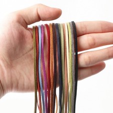 15 piezas de cord n de piel sint tica multicolor para la fabricaci n de joyas.