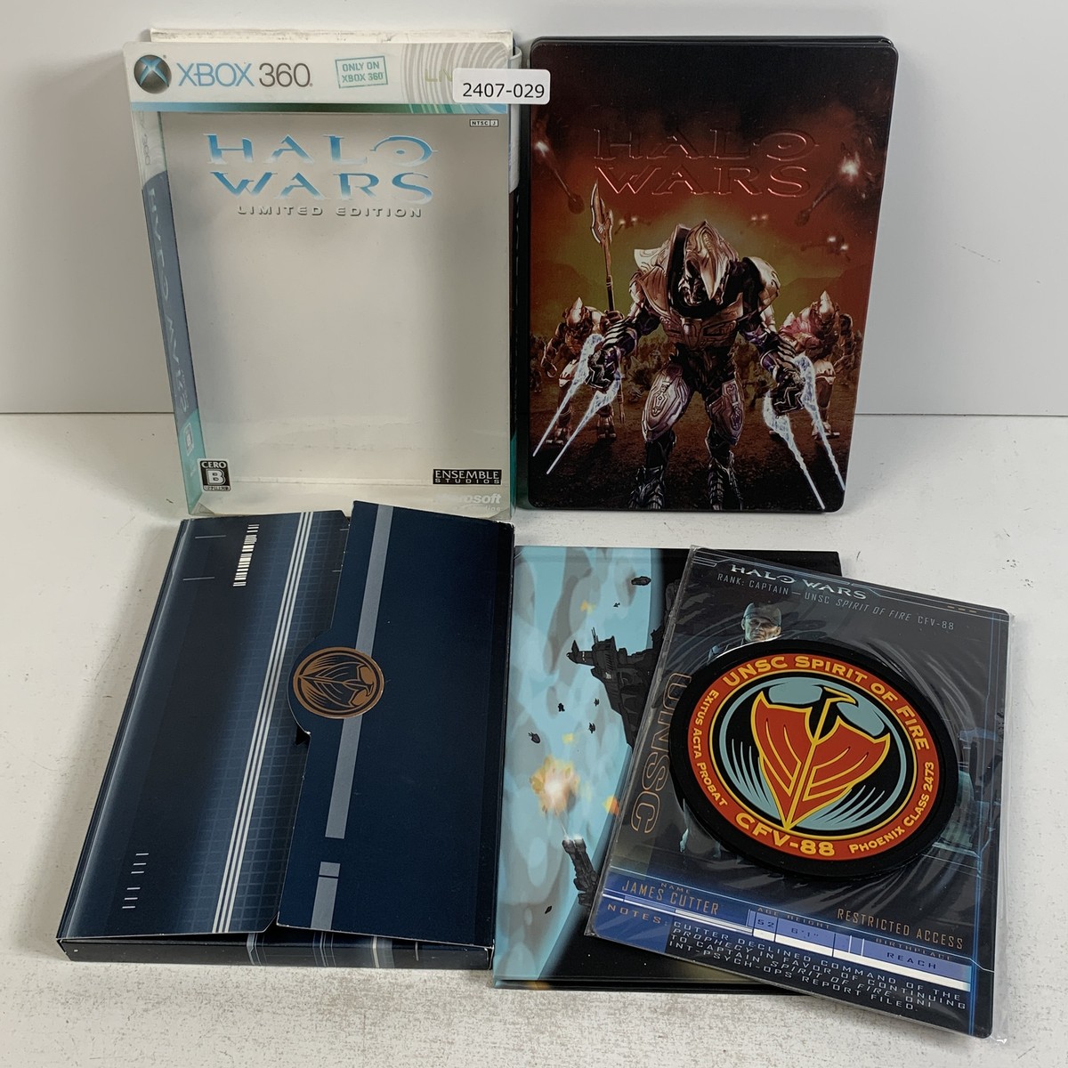 Xbox 360 Halo Wars Limited Edition Boxed Working NTSC-J