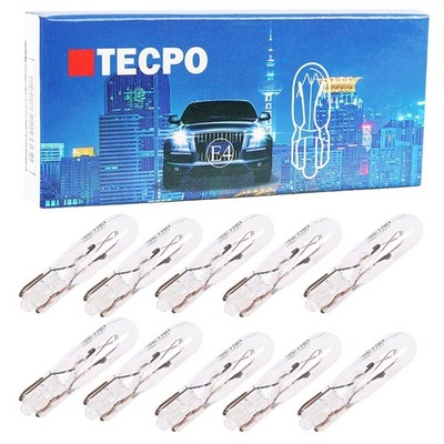 20x TECPO GLASSOCKEL BIRNE INNENRAUM TACHO BELEUCHTUNG W2x4.6d 12V 1.2W LAMPE
