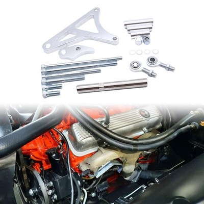 Polished Aluminium Generator Bracket Kit Assembly für Ford Small Block