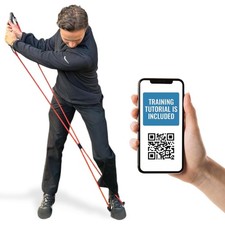 Golf Swing Grip Accuracy Power Trainer Resistance Band Training Aid for...