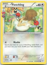 Fletchling RC25/RC32 Common Generations Pokemon Moderately Played