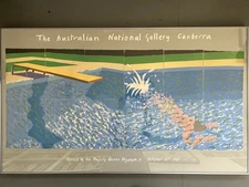 David Hockney, A Diver Poster for The Australian National Gallery, 1982