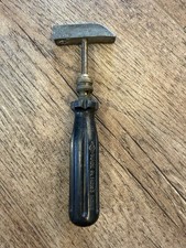 Antique Small Welders Slag Hammer. Wood Handle. 5.5”. Made In Hong Kong