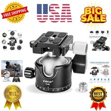 Tripod Ball Head with 1/4" Arca Swiss Quick Release Plate Aluminium Tripod Ba...