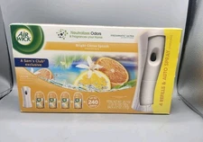 Air Wick Freshmatic Automatic Spray Fragrance Dispenser Bright Citrus Nos
