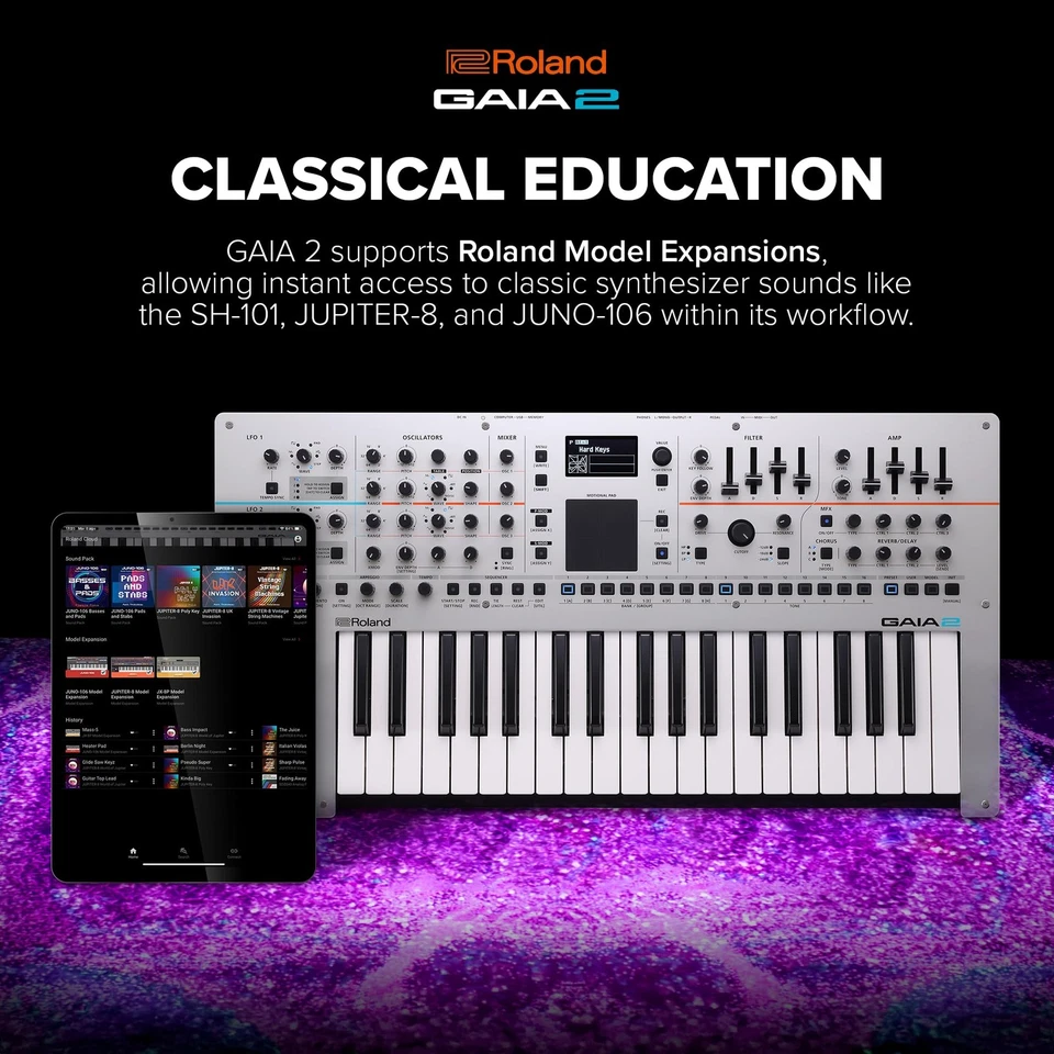 Roland GAIA-2 37-Key Analog Synthesizer Japan New - Image 2 of 3