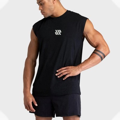 Men's Sleeveless Sports Shirt Gym Fitness Running Quick Dry Breathable Tank Top