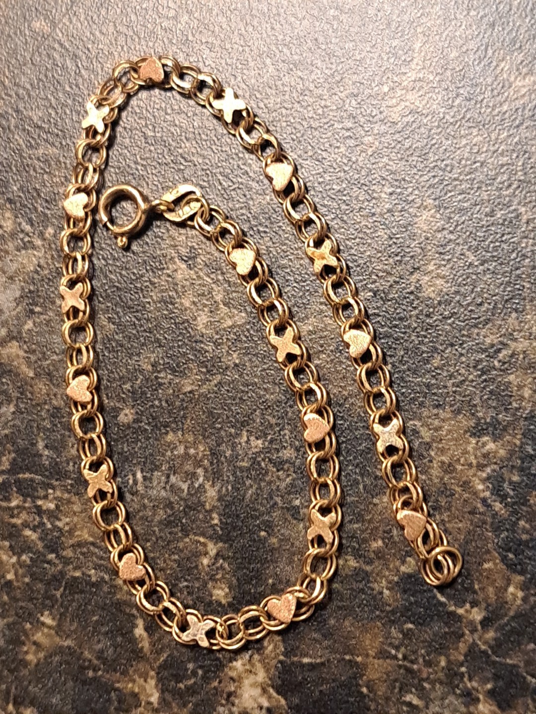 14 Karat Yellow Solid Gold Delicate Designer Brac… - image 6