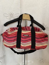 Yak Pak Mini Duffle Bag Seaport Print Pink