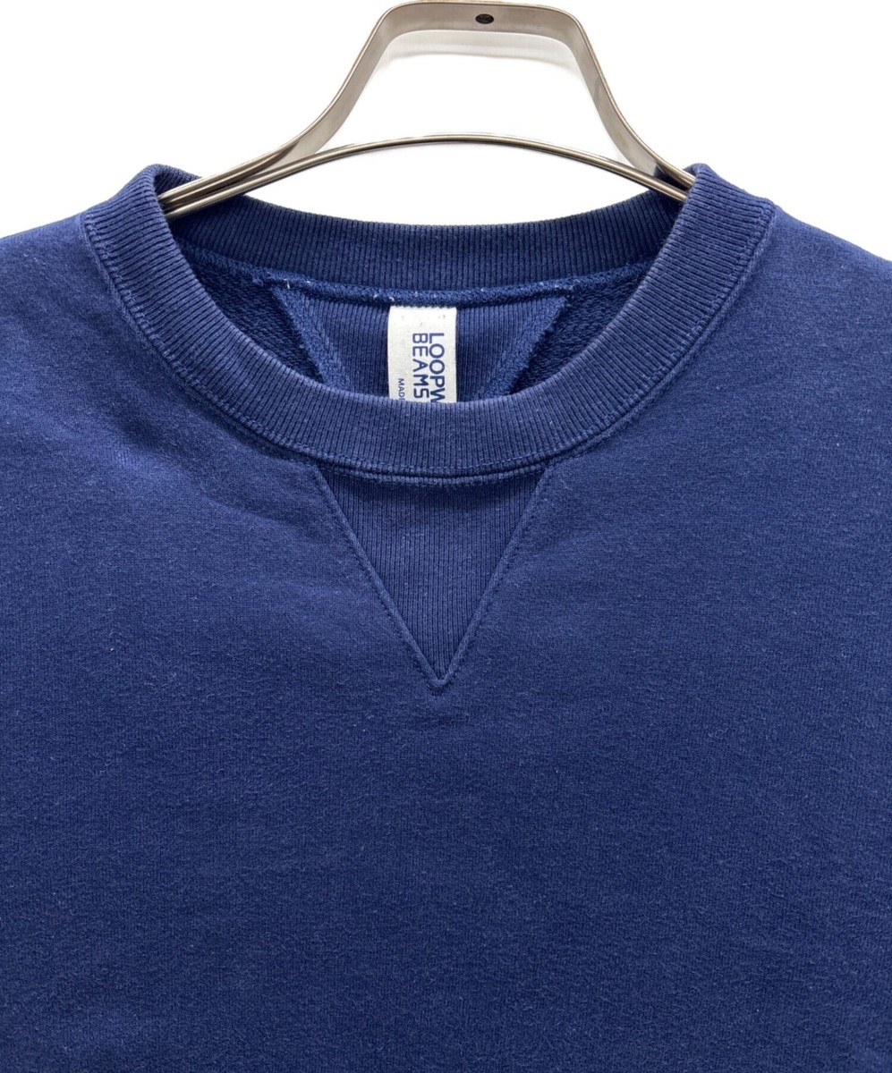 LOOPWHEELER × BEAMS Sweatshirt Size: M Navy Men | eBay
