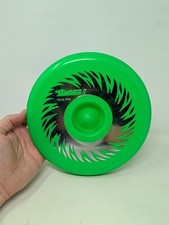 Vintage 1986 Sandeen Spin Jammer 100 Flying Disc Finger Cone Neon Green