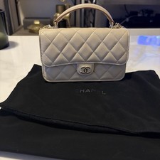 Chanel 23P Two-Tone Top Handle Phone Holder