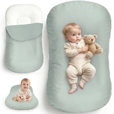 Infant Lounger for Newborn, XL Portable Baby Floor Lounger