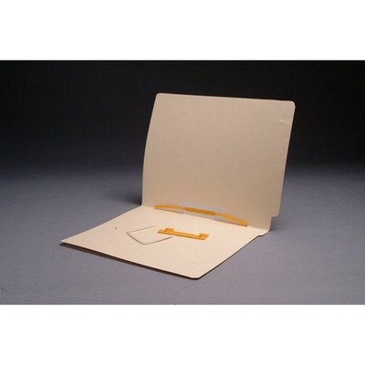 14pt Manila Folders, Full Cut 2-Ply END TAB, Letter Size, Spaceclip Fastener