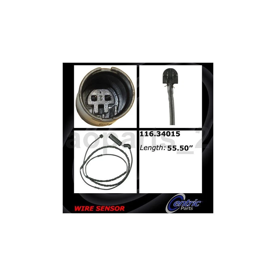 Centric Rear Brake Pad Wear Sensor Fits 2001 2002 2003 2004 2005 BMW 320i - Image 3 of 4
