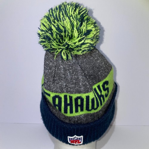 Gorro New Era Seattle Seahawks Pom con aislamiento de lana - Imagen 3 de 5