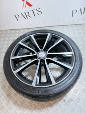MERCEDES A B CLASS BLACK 7.5X18 5X112 ET52  A2464010600 ALLOY WHEEL 3MM TYRE